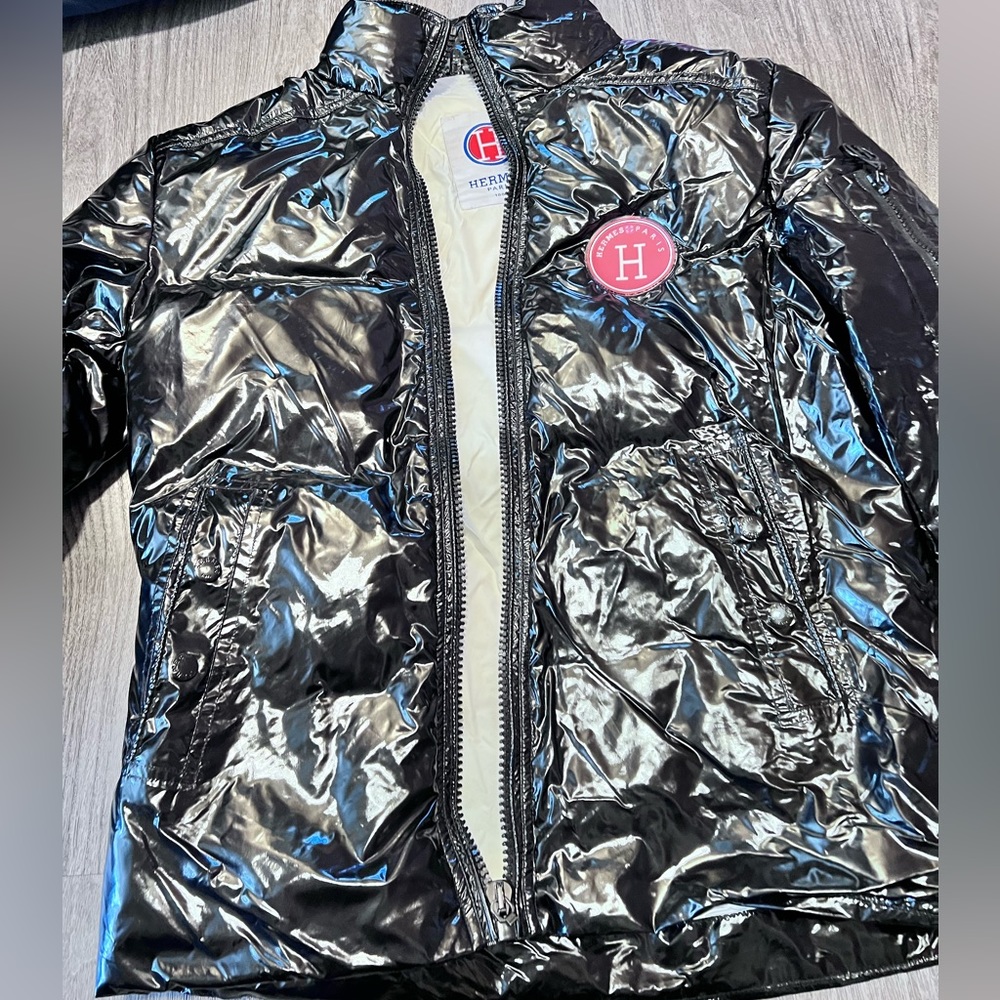 Hermes Puffer Down Jacket Black Enamel size 48
